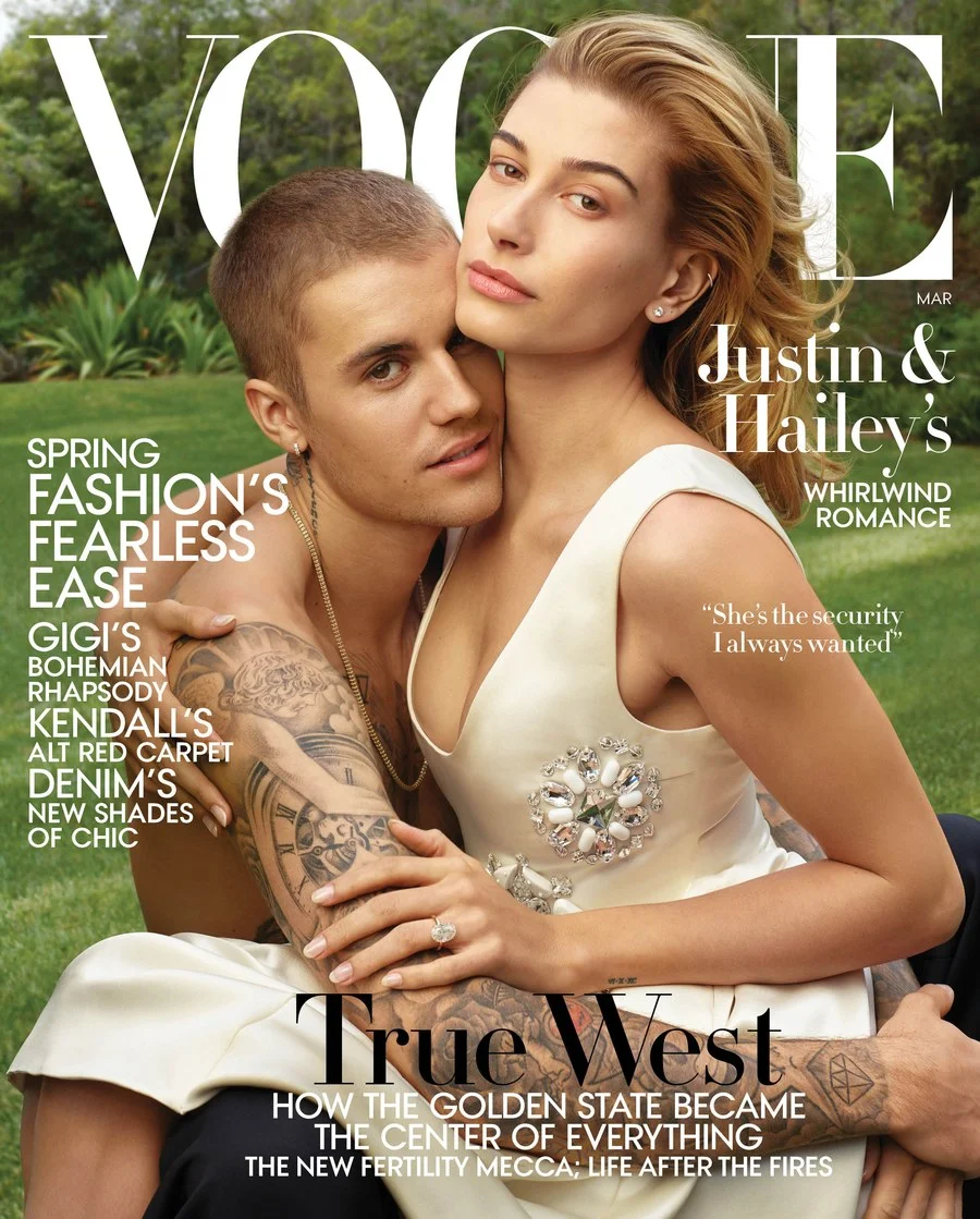 その他 VOGUE ITALIA Justin & Hailey Bieber Justin Bieber and Hailey Baldwin get steamy on cover of